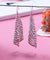 PLATO H Glam Mesh Crystal Dangle Earrings Tassel Statement Earrings Clearance Sale