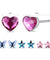 Heart/Star/Flower/Butterfly Stud Earrings Gift