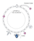 PLATO H Zodiac Bracelet with Birthstone Crystals Constellations Charm