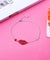 PLATO H Red lips Bracelet for Women Girls 18cm. Clearance Sale