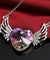 Guardian Angel Necklace Purple Gift