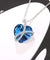 Heart of Ocean Pendant Necklace Gift Blue