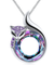 Plato H Fox Necklace Crystals Anniversary Jewelry Gift for Women Teen Girls