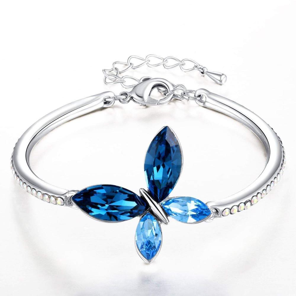 Love Butterfly Bracelet Blue